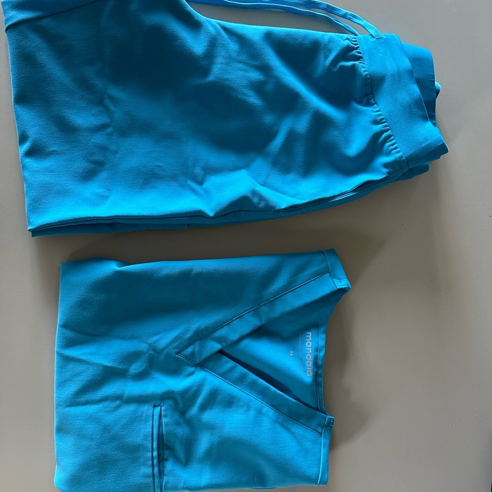 Mandala Blue Women's Scrub Set